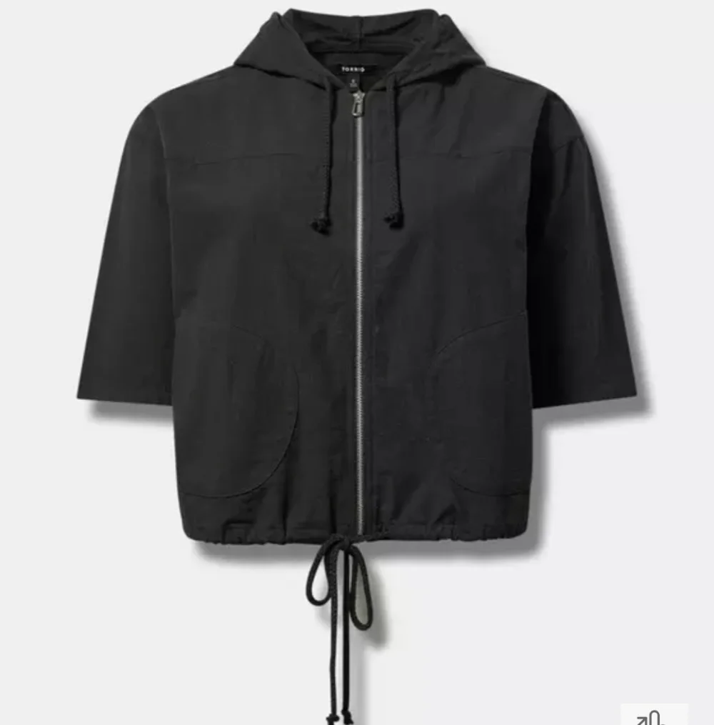 NWT Cropped Zip-Up Hoodie 1X - Picture 6 of 10